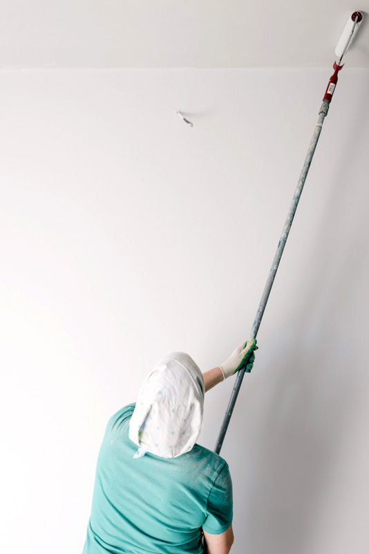 Painting your damaged ceilings can be a great way to freshen up the look of your home and hide any imperfections. However, it's important to approach the task in the proper way to ensure a smooth and professional-looking finish. The first step in painting your damaged ceilings is to properly prepare the surface. This means removing any loose or flaking paint, filling in any cracks or holes, and sanding the surface to create a smooth and even surface. It's also a good idea to clean the ceiling thoroughly to remove any dust or dirt that may have accumulated. Once the surface is properly prepared, it's time to apply the paint. It's important to use the right type of paint for your ceiling. A flat paint is a good choice for ceilings, as it will help to hide any imperfections and provide a smooth finish. If your ceiling has a lot of damage, you may want to use a paint with a higher sheen, such as an eggshell or satin finish, to help reflect light and make the surface appear smoother. When applying the paint, use a high-quality paint roller or brush and work in small sections at a time. This will help to ensure an even coverage and prevent drips or runs. Be sure to overlap each stroke to ensure a smooth finish. It's also important to pay attention to the edges of the room, such as around the corners and where the ceiling meets the walls. Use a brush or small roller to paint these areas, being careful not to get paint on the walls. Finally, it's important to allow the paint to dry fully before applying a second coat. This will help ensure a smooth and even finish, and will also help to prevent any issues with the paint cracking or peeling in the future. By following these steps, you can ensure that your damaged ceilings will look fresh and new after being painted. Remember to always use a mask and ventilation while working on painting projects. 
